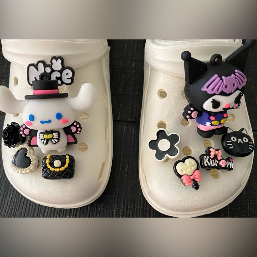 Cinnamoroll/kuromi shoe Charm 10 pieces